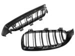 Priekinės dvigubos grotelės Performance BMW F32 / F33 / F36 / F80 / F82, juodos blizgios - Image 2