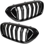 Dvigubos Performance priekinio bamperio grotelės BMW G32 GT PRE-LCI (17-20)
