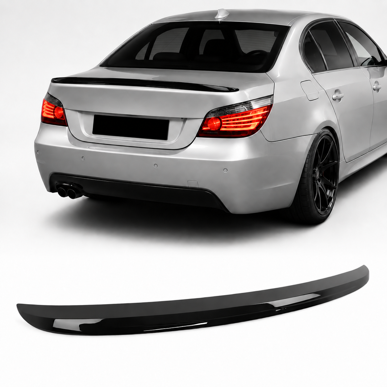 bagažinės-dangčio-spoileris-e60-m5-style Bagažinės spoileris M5 Style BMW E60 LCI / PRE-LCI, juodas blizgus - Image 1