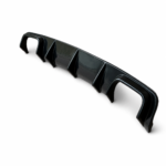 Galinio bamperio difuzorius (2x2) BMW E39 (95-03) , juodas blizgus - Image 2