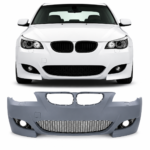 Priekinis bamperis M5 Look BMW E60 / E61 (03-10), be PDC, gruntuotas