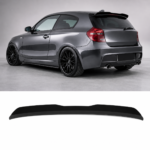 Spoileris / stogelis ant bagažinės dangčio BMW E81 / E87 (04-11), juodas blizgus