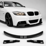 Priekinio bamperio M-Sport pažeminimas (lipas) BMW E90 / E91, juodas blizgus