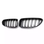 Dvigubos grotelės, juodos blizgios, tinkančios BMW F06 / F12 / F13 (11-18) - Image 2