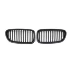 Priekinės bamperio grotelės BMW F10 / F11 5 Serijai (10-17) viengubos, matinės - Image 2