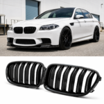 Priekinės grotelės Performance BMW F10 / F11 5 Serijai (10-17), dvigubos blizgios