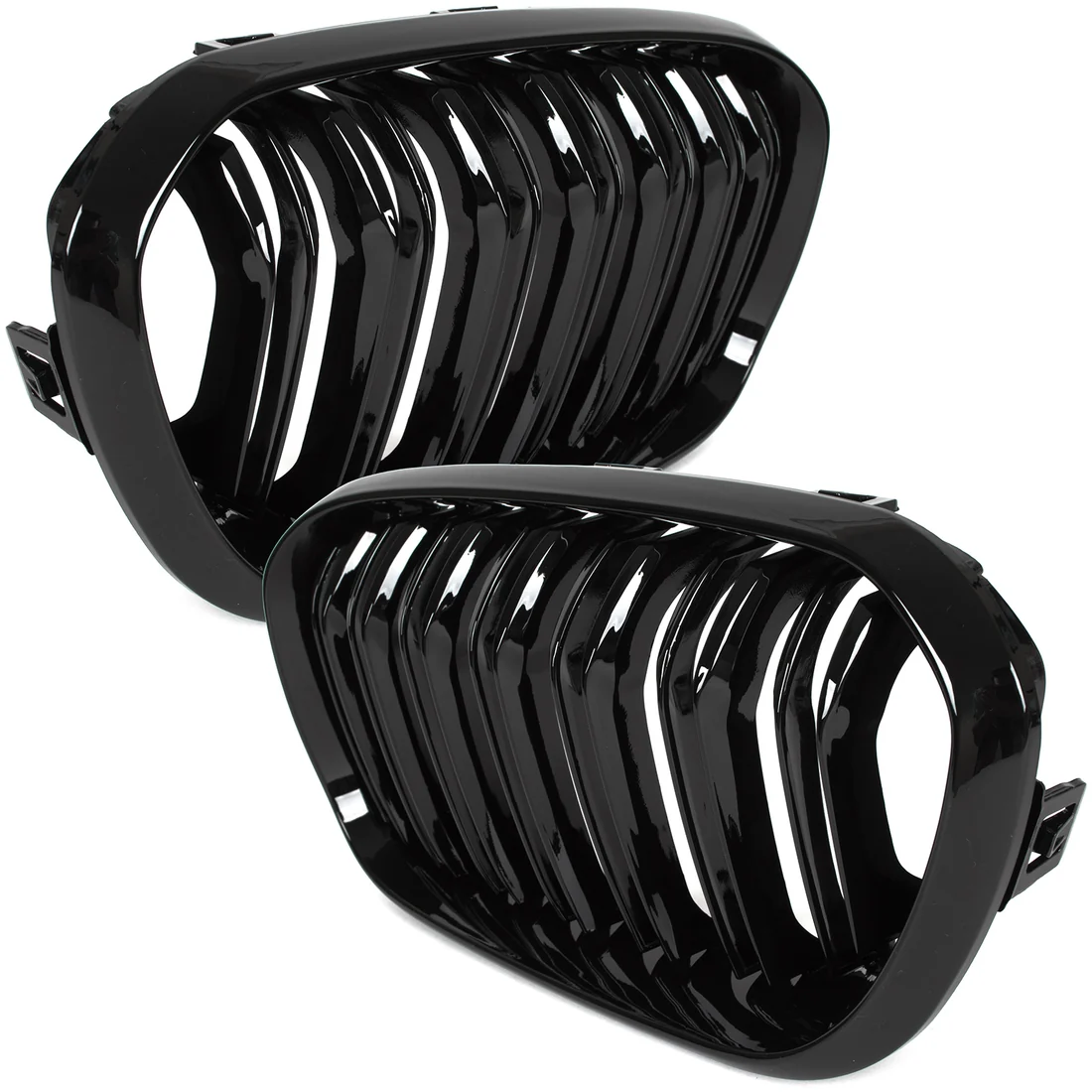 bmw-f21-f22-priekinės-grotelės Dvigubos Performance priekinio bamperio grotelės BMW F20 / F21 (15-19) - Image 1