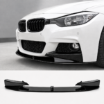 Priekinis bamperio pažeminimas Performance BMW F30 / F31, juodas blizgus