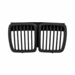 Priekinės viengubos bamperio grotelės BMW 3 E30 1982–1994, matinės juodos