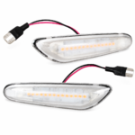 Šoninių posūkių rinkinys LED, balti, 2 vnt. BMW X3 E83