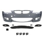 Priekinis Bamperis M-Look BMW E60 / E61 PRE-LCI (03-07) su 24 mm PDC angomis - Image 3