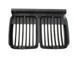 Priekinės viengubos bamperio grotelės BMW 3 E30 1982–1994, matinės juodos - Image 2