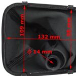Pavarų perjungimo svirtis su rėmeliu, 5 bėgių BMW 3 E30 1982–1994 juoda - Image 7