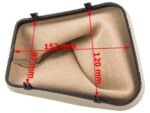 Pavarų svirties apsauga su rėmeliu kreminė, BMW 3 E46 1998–2005 - Image 2