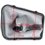 Pavarų svirties apsauga su rėmeliu pilka, BMW 3 E46 1998–2005 - Image 4