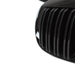 Priekinės grotelės Performance BMW E63 / E64, dvigubos, juodos blizgios - Image 5