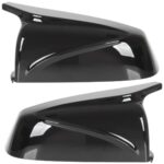 Veidrodėlių dangteliai BMW E60 / E61 / E63 / E64 / F01 / F02 blizgūs, juodi