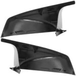 Veidrodėlių dangteliai BMW E60 / E61 / E63 / E64 / F01 / F02 blizgūs, juodi - Image 2