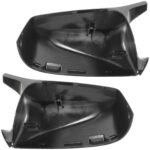 Veidrodėlių dangteliai BMW E60 / E61 / E63 / E64 / F01 / F02 blizgūs, juodi - Image 4