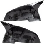 Veidrodėlių dangteliai M look BMW F20, F22, F30, F32, F34, E84-LCI, juodi blizgūs - Image 2