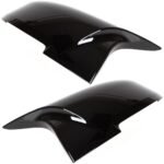 Veidrodėlių dangteliai M look BMW F20, F22, F30, F32, F34, E84-LCI, juodi blizgūs - Image 3