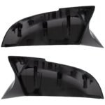 Veidrodėlių dangteliai M look BMW F20, F22, F30, F32, F34, E84-LCI, juodi blizgūs - Image 6