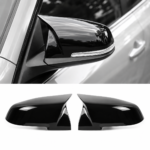 Veidrodėlių dangteliai M look BMW F20, F22, F30, F32, F34, E84-LCI, juodi blizgūs