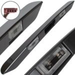 Numerio ženklo apšvietimo juosta BMW E39 Touring (95-04), juoda blizgi - Image 3