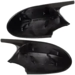 Veidrodėlių dangteliai M Style BMW E90 / E91 PRE-LCI (05-08), juodi blizgūs - Image 3