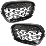 Dvigubos Diamond priekinio bamperio grotelės BMW F20 / F21 (15-19)