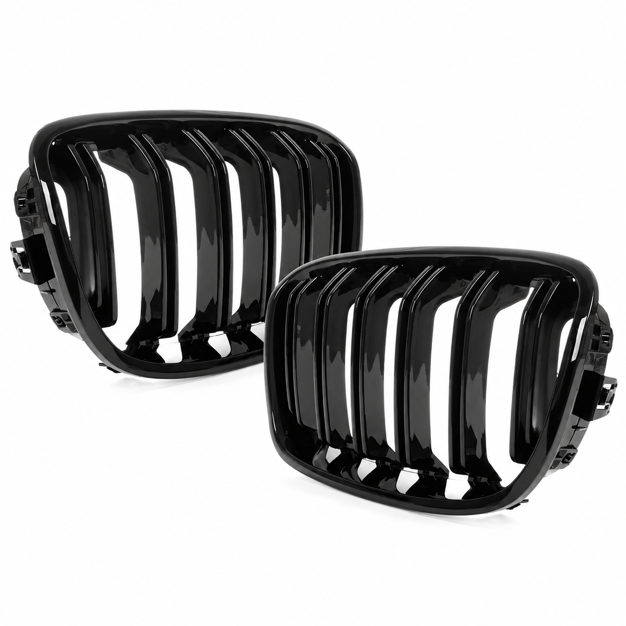 bmw-f20-f21-pre-lci-priekinės-dvigubos-grotelės Dvigubos Performance priekinio bamperio grotelės BMW F20 / F21 (11-15) - Image 1