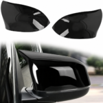 Veidrodėlių Dangteliai M-Style BMW F15, F16, F25 LCI, F26, juodi blizgūs