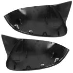 Veidrodėlių Dangteliai M-Style BMW F15, F16, F25 LCI, F26, juodi blizgūs - Image 3