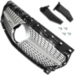 Priekinės Diamond grotelės Mercedes-Benz CLA C117 (13-19) su laikikliais - Image 2