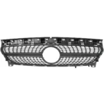 Priekinės Diamond grotelės Mercedes-Benz CLA C117 (13-19) su laikikliais - Image 3