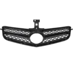 Priekinės grotelės Mercedes-Benz W204 (07-14), juodos su chromu - Image 2