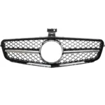 Priekinės grotelės Mercedes-Benz W204 (07-14), juodos su chromu