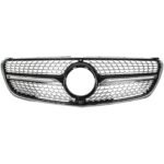 Priekinės grotelės Mercedes-Benz Vito W447 (14+), Diamond stiliaus, juodos su chromu
